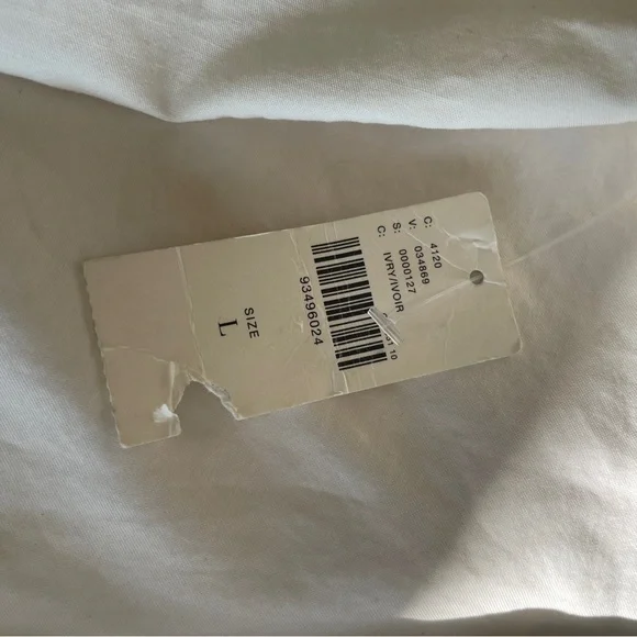 ANTHRO Utility Mini Skirt white 12 NWT - Picture 7 of 9